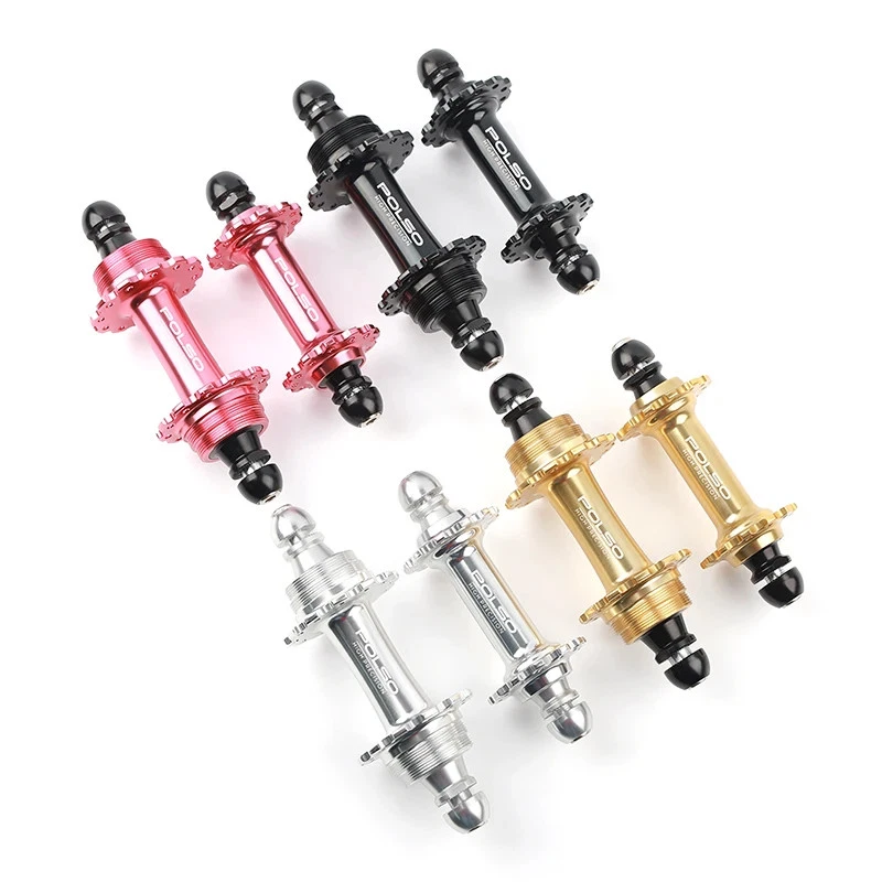 Buje de bicicleta de engranaje fijo POLSO FH008 16/20/24H buje delantero y trasero piezas de bicicleta Foto 2 de 4