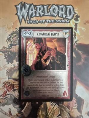 Warlord CCG Saga of The Storm - Deverenian - Cardinal Daris FOIL