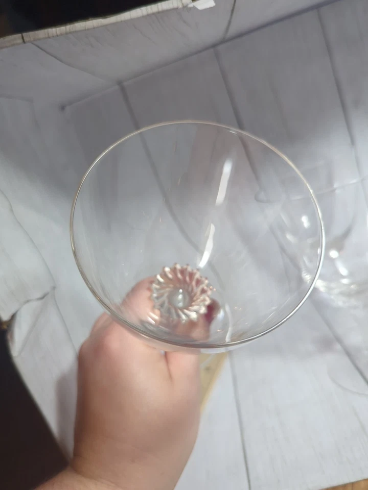 Juego De Colección De 7 Copas De Agua Transparente George Borgfeldt Lisa/Copas De Vino Con... Foto 3 de 4