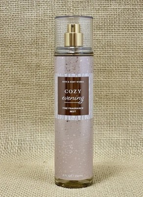 Bath & Body Works Cozy Evening Fine Fragrance Body Mist Spray 8 oz New