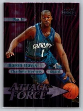 1999-00 Fleer Force Attack Force Forcefield #10A Baron Davis - VG - Hornets