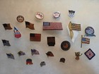 23 Very Nice American Flag Pins U.S.A. Red White & Blue — photo 1