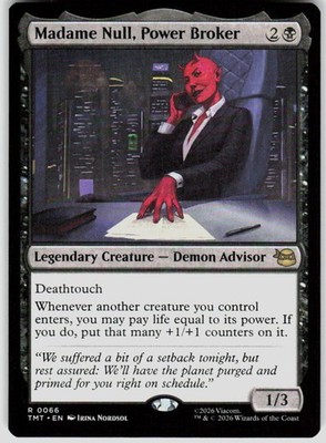 Madame Null Power Broker 66 Teenage Mutant Ninja Turtles Magic the Gathering
