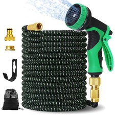 Gartenschlauch flexibler 30m Wasser Schlauch mit 10 Funktionen Latex