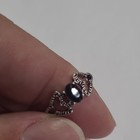 Silver Tone Stainless Steel Heart Band Ring Size 7 Love Theme — photo 3