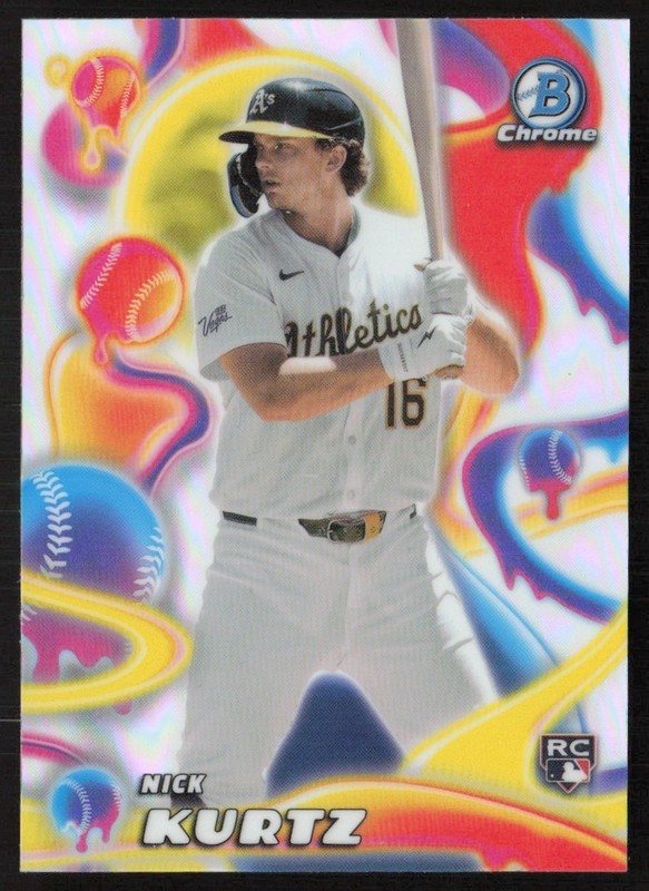 2025 Bowman Chrome Melt Mashers Nick Kurtz Rookie #MM-25 GS1-2