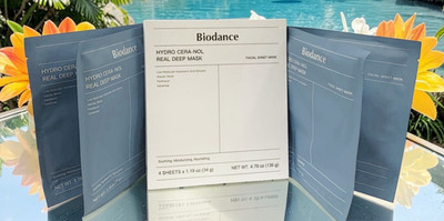 Biodance Hydro Cera-Nol Real Deep Mask Set of 4 Sheet 34g Each EXP. 10/08/2028