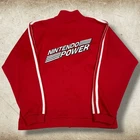 New ListingVintage Mario Nintendo Power Jacket Size L Red Zip Up Broken Zipper Video Games