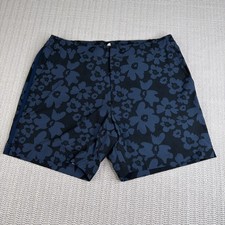 Fair Harbor Men  s Swim Trunks Size 30 Blue Floral Stretch Lined Shorts
