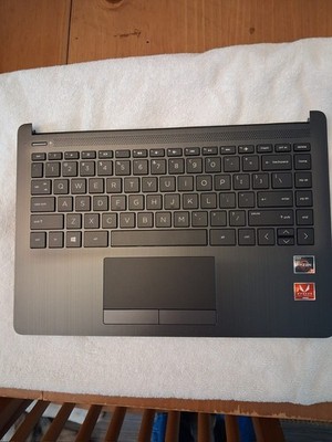 Palm rest with keyboard for hp 14dk0736 ms