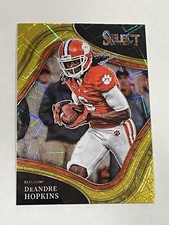 2022 Select Draft Football Gold Lazer Prizm #131 - DeAndre Hopkins - Clemson