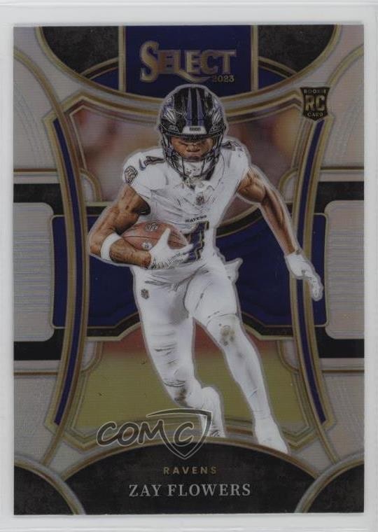 2023 Panini Select Suite Level Silver Prizm Zay Flowers #408 14p0