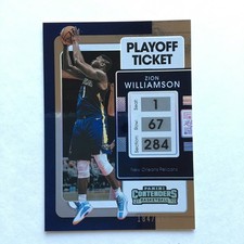 2021-22 Panini Contenders - Zion Williamson PLAYOFF TICKET #/249 🔥!