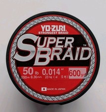 Yo-Zuri Super Braid 50 Lb Test 600 Yard Spool Blue