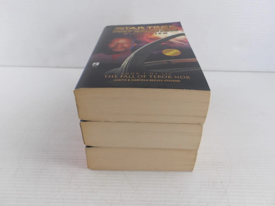 Star Trek Deep Space Nine Millennium Paperback Novels x 3 by J G Reeves-Stevens - image 2 of 4