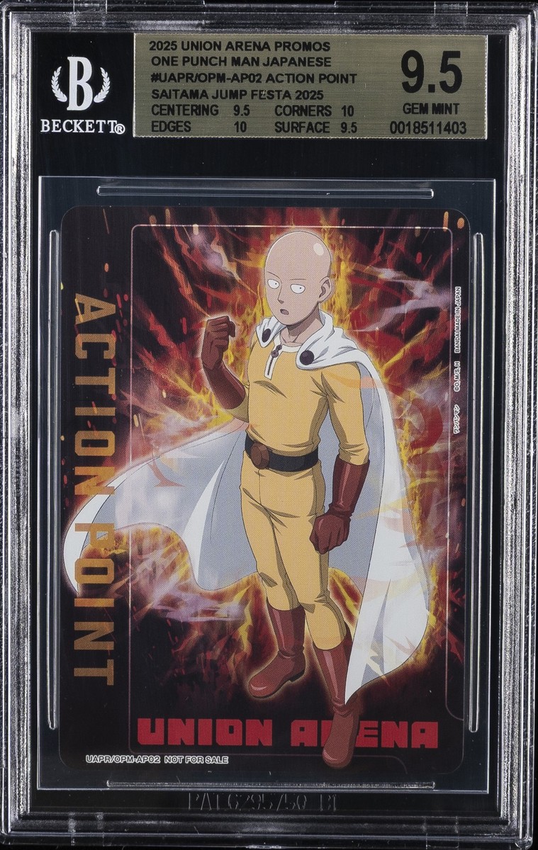 2025 UNION ARENA - ONE PUNCH MAN #OPM-AP02 SAITAMA BGS 9.5 | eBay