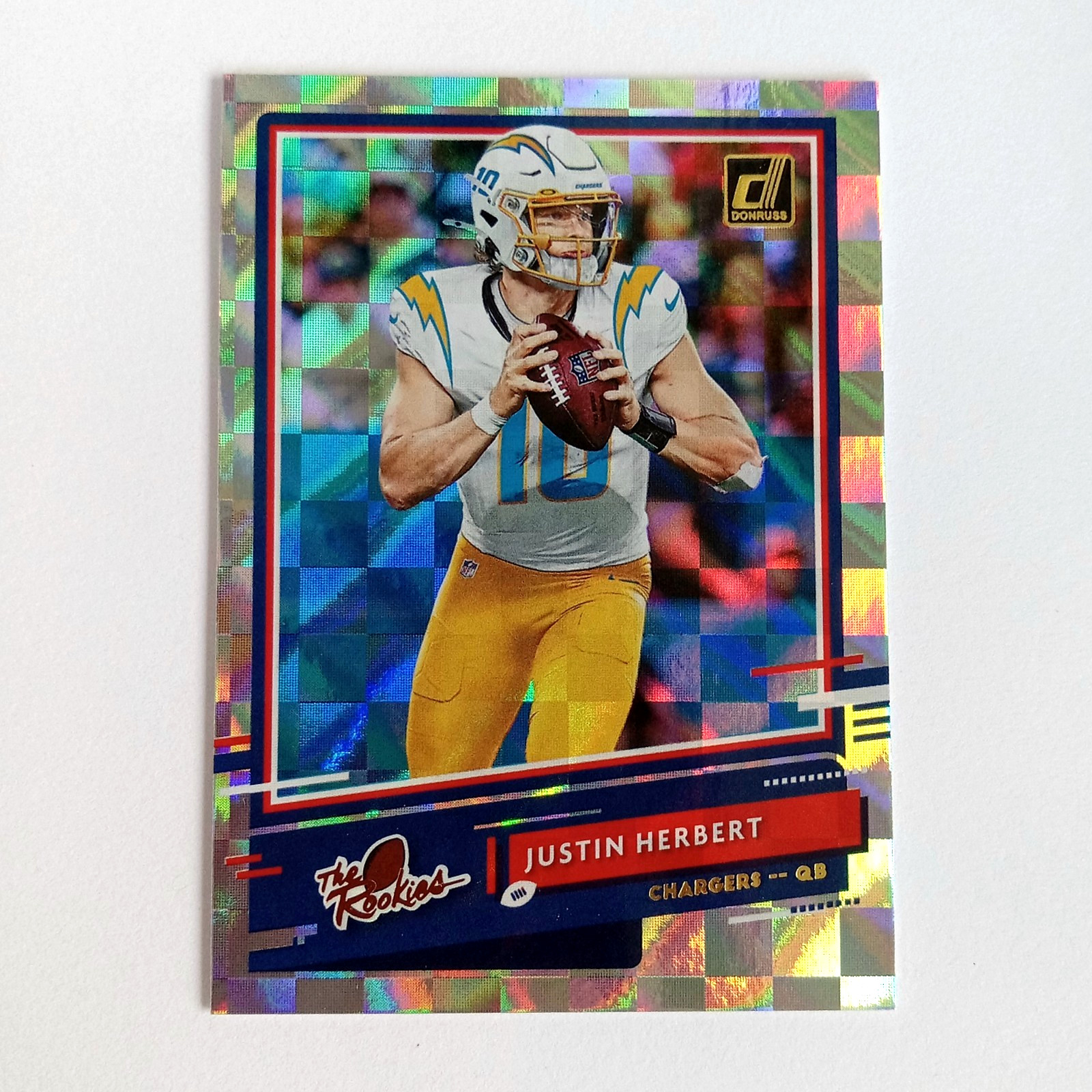 2020 Panini Donruss The Rookies #TR-JH Justin Herbert Rookie Card RC