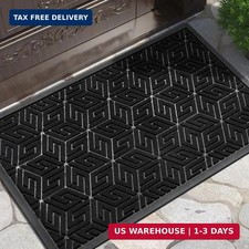 Doormat Outdoor Entrance 29.5x17, All-Weather Waterproof Outdoor Mats for Front
