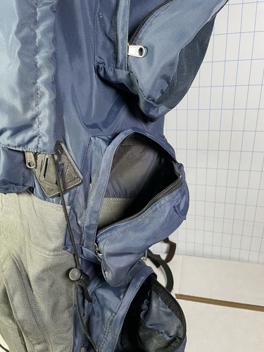 Vintage Blue KELTY External Frame Hiking Trail Mountain Sz L Backpack Camping - Picture 7 of 24