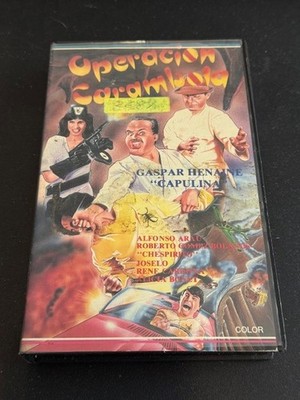 OPERACION  CARAMBOLA SPANISH SLEAZE VHS CLAMSHELL B1