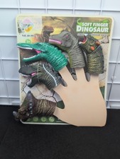 Soft Finger Dinosaur Simulation Series Fun 5 Pieces Finger Toys. Brand New