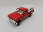 Lesney Matchbox Ford Pick Up Superfast No 6 Red W/ White Cap Sea Green Base
