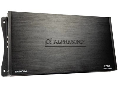 Alphasonik NA2000.4 Neuron Series 2000 Watts Max 4-Channel Car Stereo Amplifier