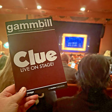 Clue Live on Stage Gammbill Playbill National Tour 2/2026 Arizona Gammage