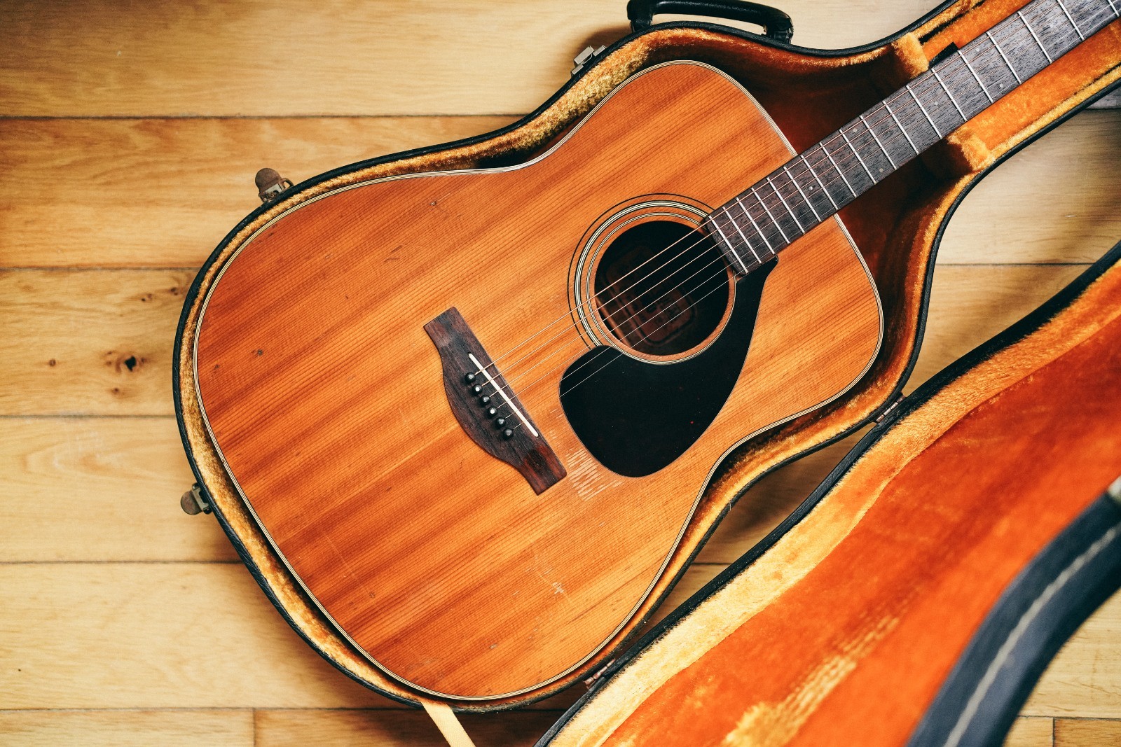 1970s Yamaha FG-180 – Made in Japan | Red Label | Legendary Model | Hard Case |