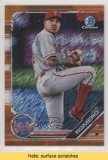 2019 Bowman Chrome Prospects Orange Shimmer Refractor 20/25 JoJo Romero READ i5q