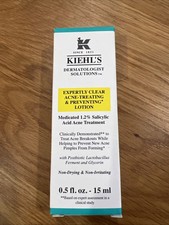 Kiehl's Expertly Clear Acne-Treating  Prevention Lotion Moisturizer 15ml NIB