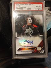 2016 Topps WWE Sting Autographs PSA 8 MINT