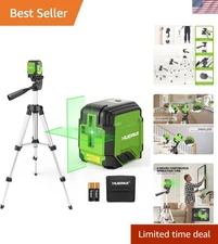 Laser Level with Tripod 98ft Green Cross Line Self Leveling Indoor Tool