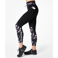 Sweaty Betty Power Mission High-Waisted 7/8 Gym Leggings camo print size XS