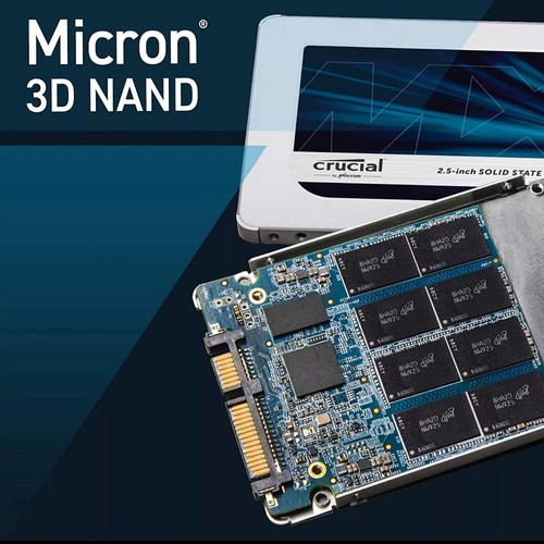 Crucial MX500 1TB 2.5" 3D NAND SATA III Internal SSD LOT - Photo 5/8