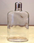 Vintage Irvineware Glass Flask w/ Black Leather Case — photo 1