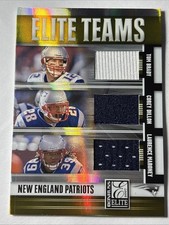 2007 Elite Teams Gold Maroney Corey Dillon Tom Brady Game Used Jersey  37/99!!