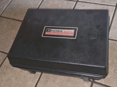 KOSS ESP-6 ELECTROSTATIC STEREOPHONES W T-3 Adapter & case UNTESTED HEADPHONES 