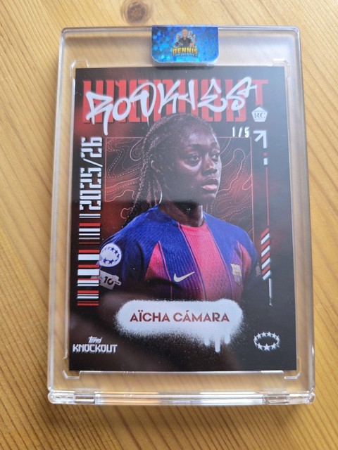 Topps Women’s Champions League Knockout 25/26 Aicha Camara RC 1/5 Barcelona