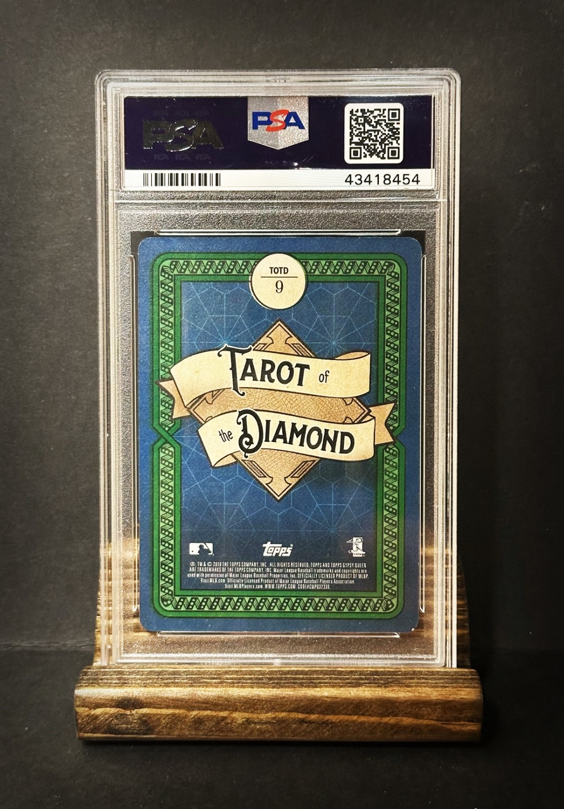 2019 TOPPS GYPSY QUEEN CLAYTON KERSHAW #9 TAROT OF THE DIAMOND PSA 10 POP 2 view 2