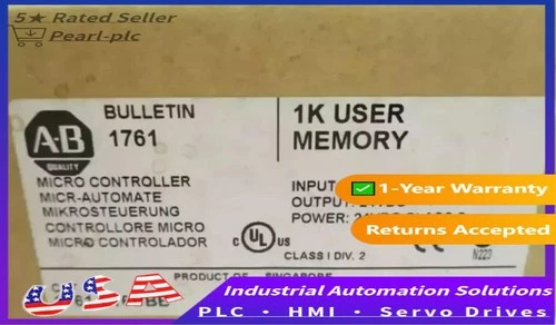 New  Sealed AB 1761-L16BBB MicroLogix 1000 16 Point Controller US Free Tax