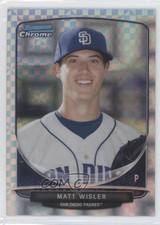 2013 Bowman Chrome Prospects Retail X-Fractor Matt Wisler #BCP149 0b3
