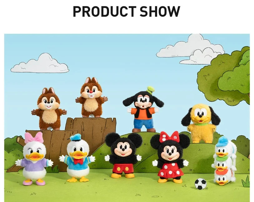 ポップマート DISNEY Mickey Family US AUTHENTIC Pop Mart Mickey Family Plush Opened Box/ Bag