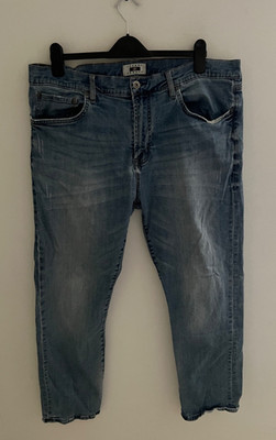 Joseph Abboud Athletic Fit Jeans 40x30 Herren Blau Denim