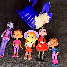Disney Vampirina Figures Lot of 6 Vampirina Demi Poppy Bridget 5 Pack Plastic