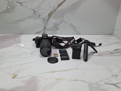 Canon EOS M50 Mark II Camera EFS 55-250mm W Adapter Bundle Tested Works Great!