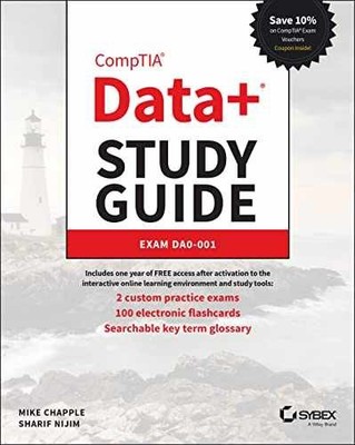 CompTIA Data+ Study Guide: Exam - Paperback, by Chapple Mike; Nijim - Good