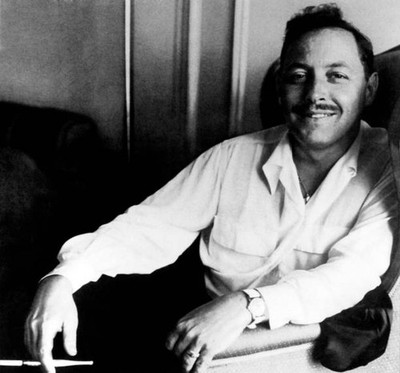 Smiling portrait American brilliant prolific writer playwright Ten- Old Photo