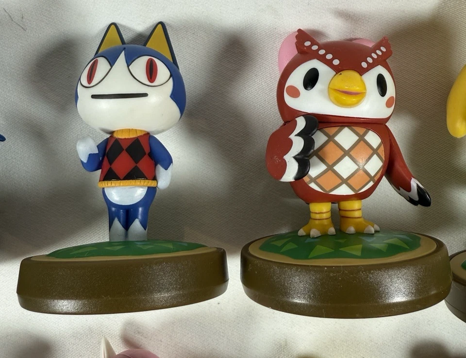 Lote de 16 figuras amiibo Animal Crossing colección Nintendo Foto 3 de 4