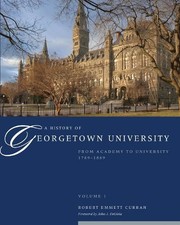 Robert Emmett Cu A History of Georgetown Univ...
